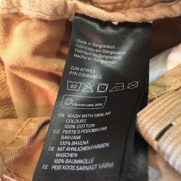 L.O.G.G Size 2Y Medium (Baby) Solid Tan Khaki Jeans Pants Elastic Waist Logg - Picture 8 of 12